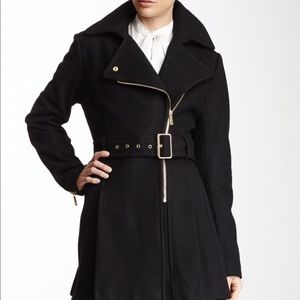 Kenneth Cole New York Wool Jacket In Black